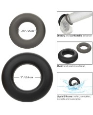 CALEXOTICS ALPHA SET DE 2 ANILLOS PROLONG GRIS