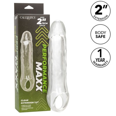 CALEXOTICS PERFORMANCE MAXX EXTENSION CLARA 75 TRANSPARENTE