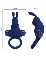 PRETTY LOVE JIRO ANILLO RABBIT CON VIBRACION AZUL