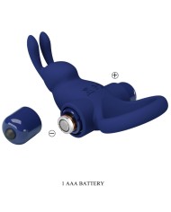 PRETTY LOVE JIRO ANILLO RABBIT CON VIBRACION AZUL