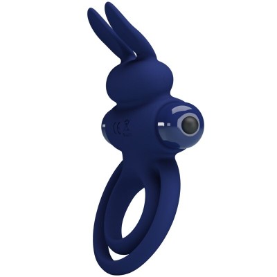 PRETTY LOVE DAREY DOBLE ANILLO VIBRADOR RABBIT AZUL