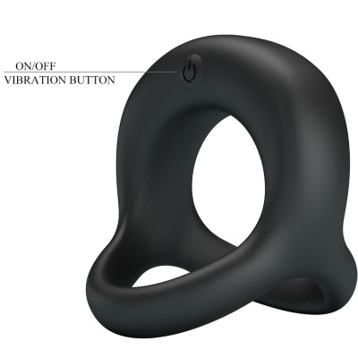 PRETTY LOVE ELLIOTT ANILLO VIBRADOR NEGRO