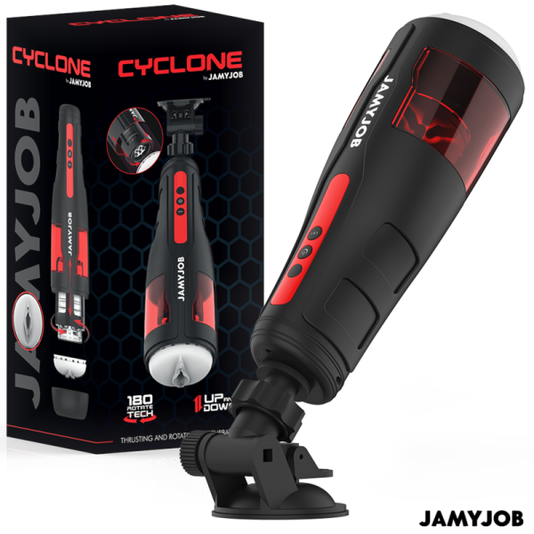 JAMYJOB CYCLONE MASTURBADOR VAGINA AUTOMATICO 10 MODOS ROTACION Y EMPUJE