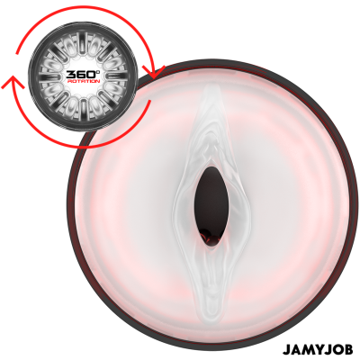 JAMYJOB CYCLONE MASTURBADOR VAGINA AUTOMATICO 10 MODOS ROTACION Y EMPUJE