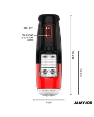 JAMYJOB STORM MASTURBADOR VAGINA AUTOMATICO 10 MODOS ROTACION Y EMPUJE