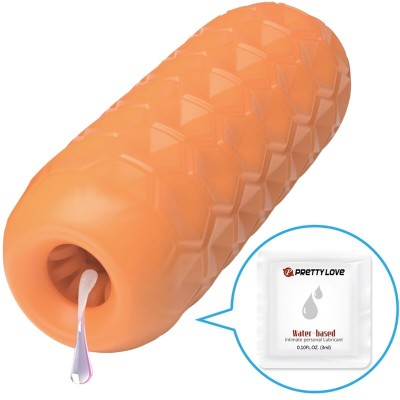 PRETTY LOVE TWIN BALLS MASTURBADOR MASCULINO NARANJA