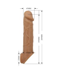 PRETTY LOVE FUNDA DE PENE DE PIEL REALISTICA NATURAL
