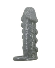 PRETTY LOVE FUNDA REALISTICA ALARGADORA Y RETARDANTE PARA PENE GRIS