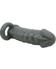 PRETTY LOVE FUNDA REALISTICA ALARGADORA Y RETARDANTE PARA PENE GRIS