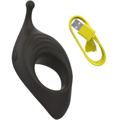 B SWISH BCHARMED RHYTHM INFINITE DELUXE ANILLO PARA PENE 15 VIBRACIONES NEGRO