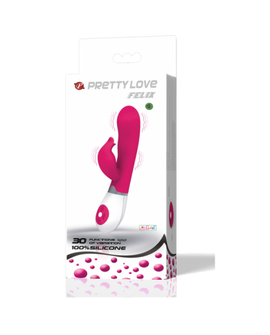 PRETTY LOVE FLIRTATION VIBRADOR CON ESTIMULADOR FELIX PRETTY LOVE FLIRTATION VIBRADOR CON ESTIMULADOR FELIX