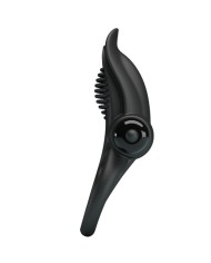 PRETTY LOVE DOBLE ANILLO VIBRADOR ESTIMULADOR CLITORIS 10 VIBRACIONES NEGRO