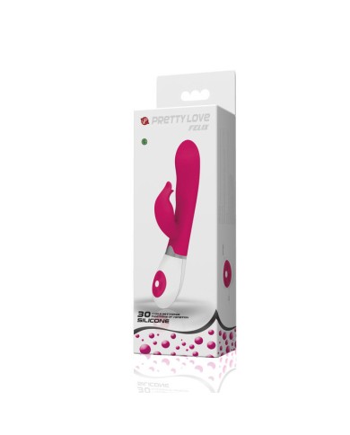 PRETTY LOVE FLIRTATION VIBRADOR CON ESTIMULADOR FELIX PRETTY LOVE FLIRTATION VIBRADOR CON ESTIMULADOR FELIX
