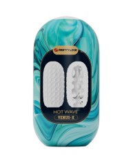 PRETTY LOVE HOT WAVE MASTURBADOR MASCULINO SILICONA BLANCO