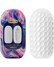 PRETTY LOVE COQUETTISH BALLS MASTURBADOR MASCULINO SILICONA BLANCO