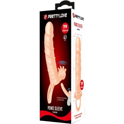 PRETTY LOVE CONNOR FUNDA PARA PENE ESTIMULADOR DE CLITORIS NATURAL