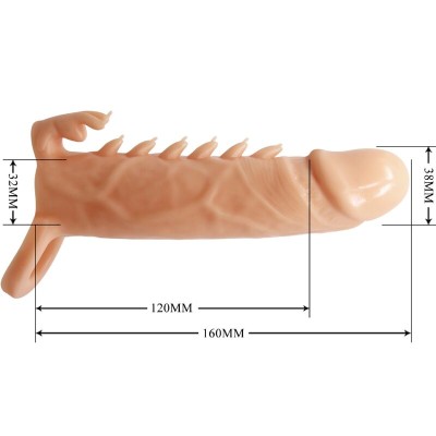 PRETTY LOVE EMMIT FUNDA PARA PENE ESTIMULADOR DE CLITORIS NATURAL