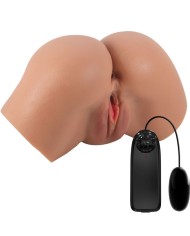 CRAZY BULL HAILEY TRASERO VIBRADOR CON VAGINA Y ANO REALISTICO CONTROL REMOTO