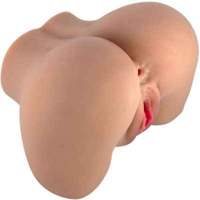 CRAZY BULL MILA TRASERO VIBRADOR CON VAGINA Y ANO REALISTICO CONTROL REMOTO