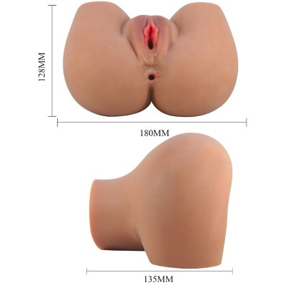 CRAZY BULL MILA TRASERO VIBRADOR CON VAGINA Y ANO REALISTICO CONTROL REMOTO