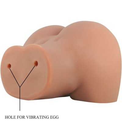 CRAZY BULL MILA TRASERO VIBRADOR CON VAGINA Y ANO REALISTICO CONTROL REMOTO