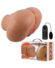 CRAZY BULL LUNA TRASERO VIBRADOR CON VAGINA Y ANO REALISTICO CONTROL REMOTO