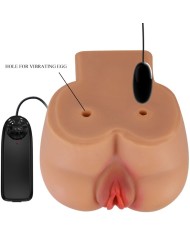 CRAZY BULL KYLIE TRASERO VIBRADOR CON VAGINA Y ANO REALISTICO CONTROL REMOTO