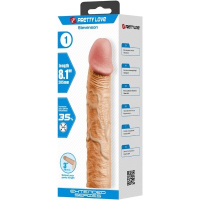 PRETTY LOVE STEVENSON FUNDA PENE CON EXTENSION DE 76 CM NATURAL