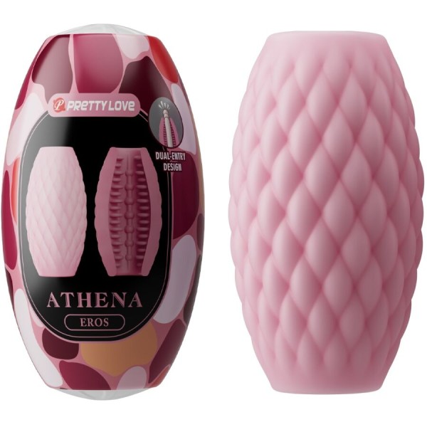 PRETTY LOVE ATHENA EROS MASTURBADOR MASCULINO SILICONA ROSA