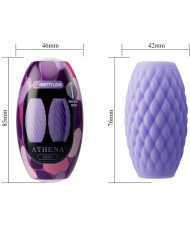 PRETTY LOVE ATHENA EROS MASTURBADOR MASCULINO SILICONA MORADO