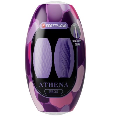 PRETTY LOVE ATHENA EROS MASTURBADOR MASCULINO SILICONA MORADO