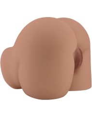CRAZY BULL BERNACE TRASERO VIBRADOR CON VAGINA Y ANO REALISTICO NATURAL CONTROL REMOTO