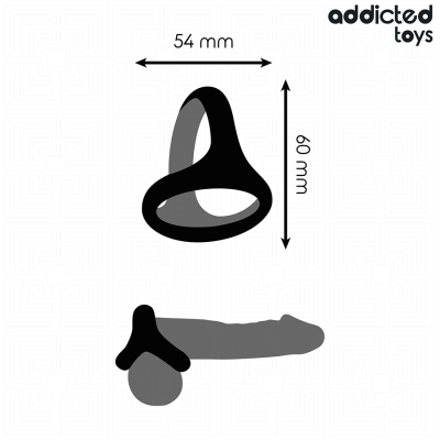 ADDICTED TOYS ANILLO TRIPLE GRUESO PARA EL PENE