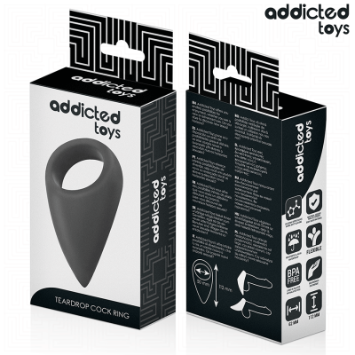 ADDICTED TOYS ANILLO CON FORMA DE LAGRIMA PARA EL PENE