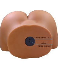 CRAZY BULL WENDY TRASERO FEMENINO REALISTA VIBRADOR SUCCIONADOR CON SONIDO 11 KG