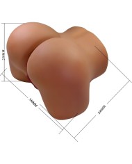 CRAZY BULL WENDY TRASERO FEMENINO REALISTA VIBRADOR SUCCIONADOR CON SONIDO 11 KG