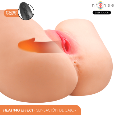 INTENSE DEEP TOUCH JULIA MASTURBADOR VAGINA CON EFECTO SUCCION CALOR VIBRACION Y VOZ CON CONTROL REMOTO 9 KG
