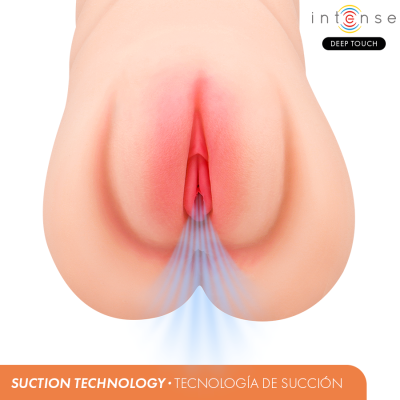 INTENSE DEEP TOUCH KRISTA MASTURBADOR VAGINA CON EFECTO SUCCION VIBRACION Y VOZ 12 KG