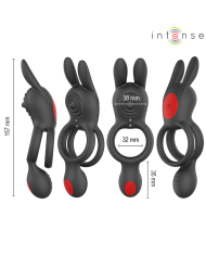 INTENSE QUINN ANILLO DOBLE CON VIBRACION CONTROL REMOTO
