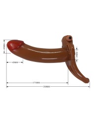 PRETTY LOVE BRADDEN STRAP ON CON VIBRACION