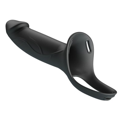 PRETTY LOVE LANDON STRAP ON CON VIBRACION NEGRO