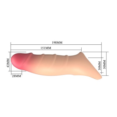 PRETTY LOVE DARNELL FUNDA PARA PENE EFECTO REALISTA