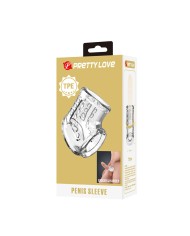 PRETTY LOVE FUNDA CORTA PARA PENE TRANSAPARENTE