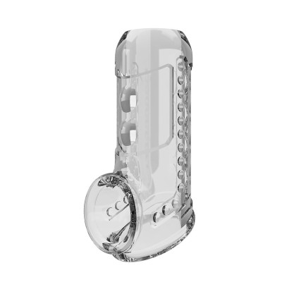PRETTY LOVE FUNDA PARA PENE TEXTURIZADA TRANSPARENTE