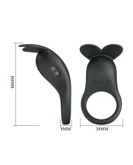 PRETTY LOVE CARLTON ANILLO PARA PENE CON ESTIMULADOR DE CLITORIS