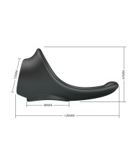 CRAZY BULL ZADOK ANILLO ERGONOMICO CON ESTIMULADOR DE PERINE