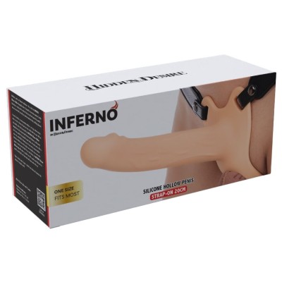 HIDDEN DESIRE INFERNO STRAP ON FUNDA PARA PENE 20 CM