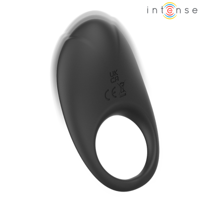INTENSE MERLOTTE ANILLO VIBRADOR CON ESTIMULACION DE CLITORIS NEGRO