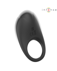 INTENSE MERLOTTE ANILLO VIBRADOR CON ESTIMULACION DE CLITORIS NEGRO
