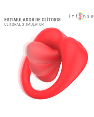INTENSE RUSSELL ANILLO VIBRADOR CON ESTIMULACION DE CLITORIS ROJO